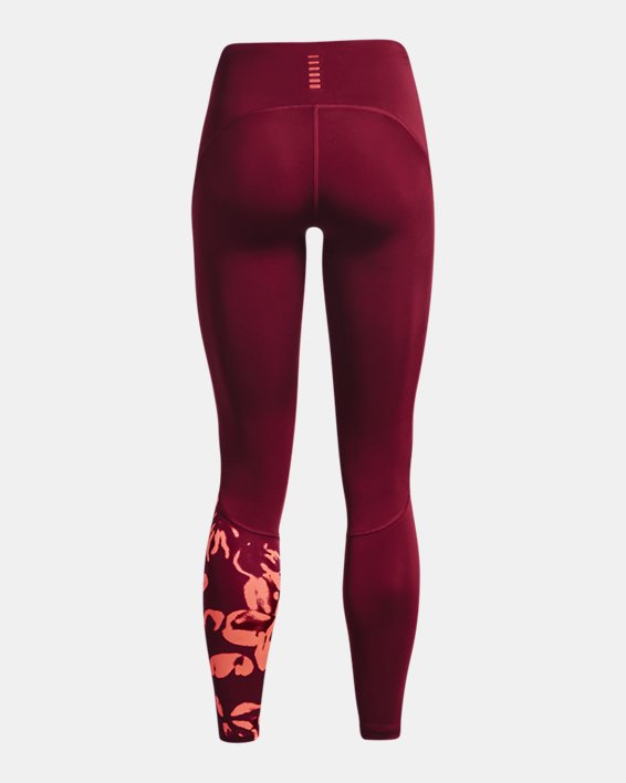 Women's UA Fly Fast 2.0 Print Tights, Red, pdpMainDesktop image number 7